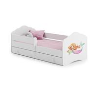Lit enfant Nala160x80 SIRENE avec tiroir de rangement avec matelas