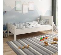 Lit Enfant Pin Massif Achille Blanc 90X200