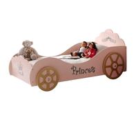 Lit Enfant Princesse "Voiture" 90x200cm Rose