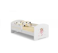 Lit enfant Sam 140x70 cm - fée rose - avec matelas