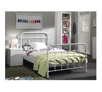 Vipack Lit en Métal New York 120 x 200 cm (6 Coloris) - NYBE1214