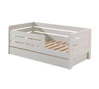 Lit Enfant, Sommier & Tiroir "Toddler II" 70x140cm Blanc