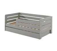 Lit Junior Tiroir Gigogne Gris