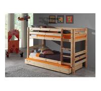 Lit enfant superposé gigogne bois nature - Vipack - PINO - Style et design Scandinave