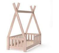 Lit pour enfant VITALISPA TIPI, indiens, lit, cabane pour enfants, bois, lit cabane 70 x 140 cm