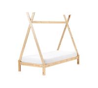 Lit enfant tipi 90 x 200 cm en bois clair DEVAY
