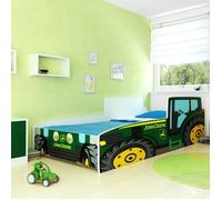 Lit enfant ""Tracteur Farmer"" avec matelas - 160x80 cm
