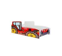 Lit enfant Tracteur rouge 140x70