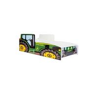 Lit enfant tracteur - vert 160x80