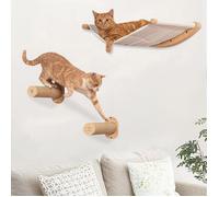 Lit, ensemble de lit mural pour chat avec griffoir, offrant un endroit parfait et confortable pour votre ami à quatre pattes