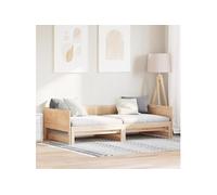 Vidaxl Lit Escamotable 90x200 Cm Bois Massif Pin
