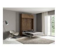 Lit escamotable - Kentaro - ISOKA - Noyer - 2 places - 140x190 cm