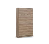 Lit escamotable vertical 120 x 200 cm ouverture pneumatique - bois - LOLITA