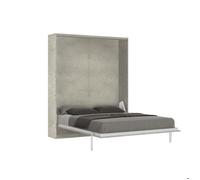 Lit escamotable vertical - ITAMOBY - KENTARO Cachemire 160 - Prof. 39,2 cm - Sommier lattes 160x190 - Cap. 240 kg