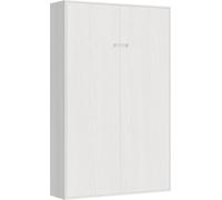 Lit escamotable vertical 140 Kentaro Frêne Blanc -