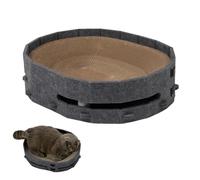 Lit Et Griffoir Pour Chat Jouet Griffoir En Carton Avec Des Balles À