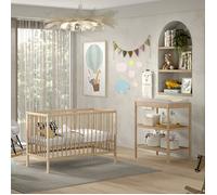 Lit et Table à langer Vipack - Meryl - 124,4 x 65,4 x 84,4cm - Bois