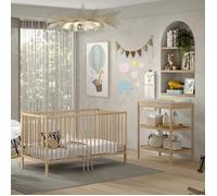 Lit et Table à langer Vipack - Meryl - 124,4 x 65,4 x 84,4cm - Bois