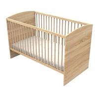 Lit évolutif 140x70 - Little Big Bed en bois décor chêne doré