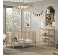 Lit évolutif 70x140 et Table à langer Vipack Meryl - Bois