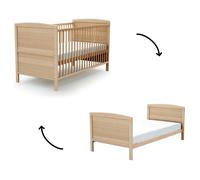 AT4 Lit Bébé Evolutif 70 x 140 cm Naturel