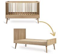 Lit évolutif Flow Honey Ash (140 x 70 cm)