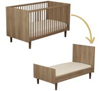 Lit évolutif Little Big Bed Mokka (70 x 140 cm)
