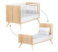 Lit évolutif Sauthon - 78 x 144 x 93cm - Bois et blanc