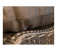 Lit Extérieur Pour Jardin En Résine Tressée Taupe Siesta Multicolore