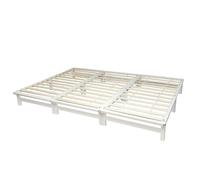 Lit familial palette 270x200 cm en bois massif Blanc