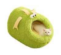 Lit fermé pour chat, chaton - Panier chaud pour animal domestique - Amovible et lavable - Panier chaud pour chien de petite taille - Fournitures de lit pour chats et petits chiens