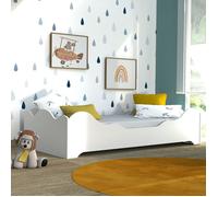 Lit FLOCON 90x190 cm + sommier /Blanc