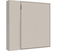 Lit français escamotable vertical Versia Sofà 140 avec armoire droite Argilla 1 porte