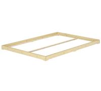 Lit futon en bois très bas, base idéale pour combiner avec futon, surface140x200