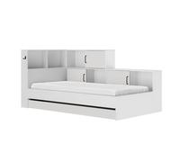 Lit gabin 90 x 200 cm blanc