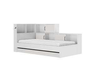 Lit gabin 90 x 200 cm blanc