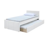 Lit gigogne 90 x 195 cm blanc MACCO