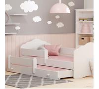 Lit Gigogne Double pour Enfants FALA II 160x80 avec 2 Matelas et 2 Sommiers