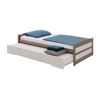 Lit gigogne fonctionnel tiroir-lit 90 x 190 cm pin massif