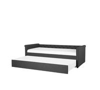 Lit Gigogne Gris Foncé 80 X 200 Cm Libourne Gris