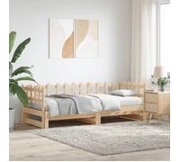 ""SALE 2025""Lit coulissant/Lit Gigogne - Lit 2 personnes - 2x(90x200) cm Bois massif,31.5 Kg 2087