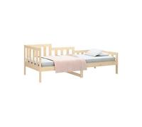 Vidaxl Lit De Jour Sans Matelas 90x200 Cm Bois De Pin Massif Marron