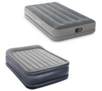 Lit gonflable deluxe 2 pl avec Matelas airbed flex 1 pl - Intex