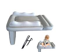 Lit gonflable en avion, matelas gonflable pour tout-petit, 80 x 60 x 50 cm, extension de siège pour bébé, solution de sommeil de voyage, design côté haut, sac de rangement compact, pour sièges et