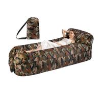 Lit gonflable - Lit gonflable imperméable | Fauteuil confortable pour camping, pique-nique, festivals de musique, plage, randonnée, fête, détente en plein air, canapé à air