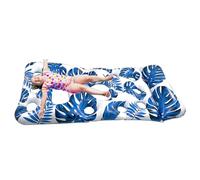 Lit Gonflable Pour Bronzage De Piscine, Lit Gonflable Confortable Avec Appuie-tête D'eau Extérieure - Grande Taille Pour Plage Piscine Parc Aquatique Jardin et Fêtes