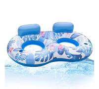 Lit gonflable pour piscine - Chaise longue flottante, jouet d'été unisexe pour plage, piscine, excursion en bateau