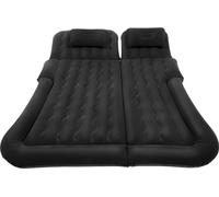 Lit gonflable pour voiture, gonflage rapide, double appui-tête, noir