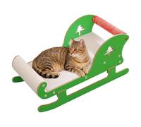 Lit Grattoir pour Chat,Jouets À Griffes pour Chaton Design en Forme De Luge | Planche À Gratter pour Chat,pour Chaton Petit Moyen Grand Intérieur Maison Extérieur Salon Jardin Cour