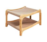 Lit Griffer Chat - Tapis à Griffes Démontables Double Épaisseur pour Chaton,Accessoire Animal, Matelas Griffer Repos Jeu pour Chat Petit Moyen Grand